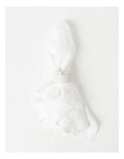 Cheapest 🤩 Heritage Marble Napkin Rings White 4 Pack ⌛