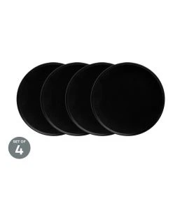 Best reviews of 🥰  Maxwell & Williams Caviar High Rim Plate 24.5cm Black Set of 4 ✔️