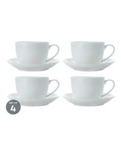Coupon 😍 Maxwell & Williams Cashmere Cup & Saucer 230ML Set of 4 ❤️