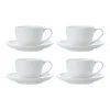 Promo ❤️ Maxwell & Williams Cashmere Round Demi Cup 100ML & Saucer Set of 4 😍