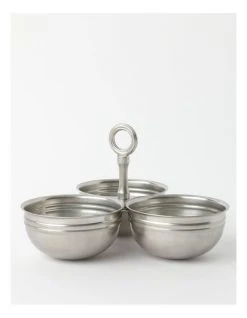 Outlet ⌛ Heritage Pewter Trio Serving Bowls 🎁