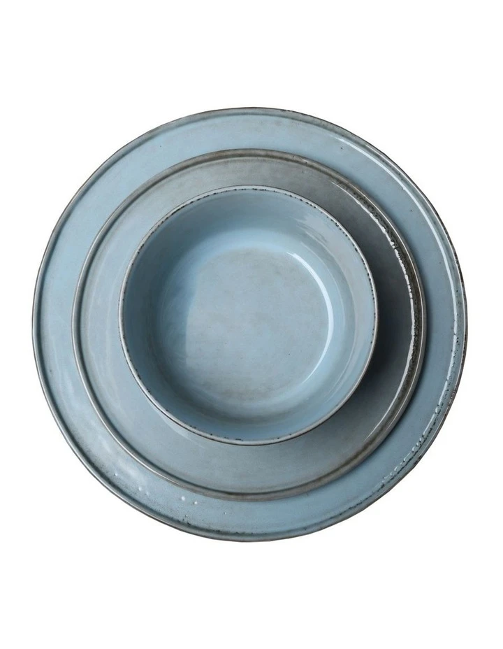 Promo ⌛ Jamie Oliver Flat Rim Reactive 12 Piece Dinner Set - Blue ❤️ 2 Promo ⌛ Jamie Oliver Flat Rim Reactive 12 Piece Dinner Set - Blue ❤️ - Image 2