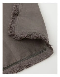 Hot Sale 😍 Australian House & Garden Fringed Linen Napkin Set of 4 Dark Stone 🌟 -Savor Home Store 804349720 3 720x928
