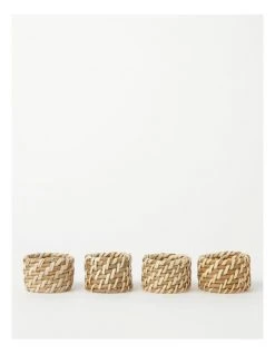 Cheapest ✔️ Australian House & Garden Rattan Napkin Rings ✨