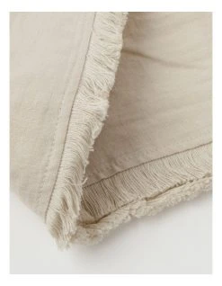 Cheapest 🤩 Australian House & Garden Fringed Linen Tablecloth Natural 🤩 -Savor Home Store 804350620 5 720x928