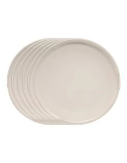Coupon ⌛ Salt&Pepper HUE Side Plate - 20cm - Stone - Set of 6 ✨