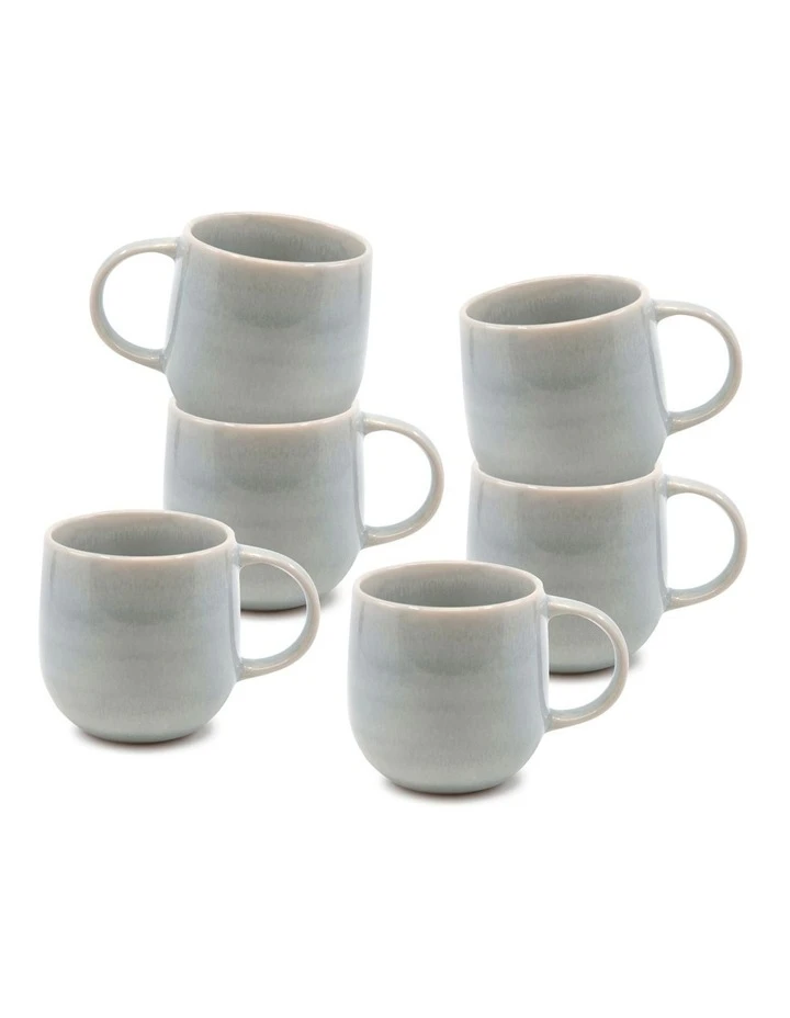Hot Sale 💯 Salt&Pepper NAOKO Mug - 380ml - Powder Blue - Set of 6 🛒 1 Hot Sale 💯 Salt&Pepper NAOKO Mug - 380ml - Powder Blue - Set of 6 🛒