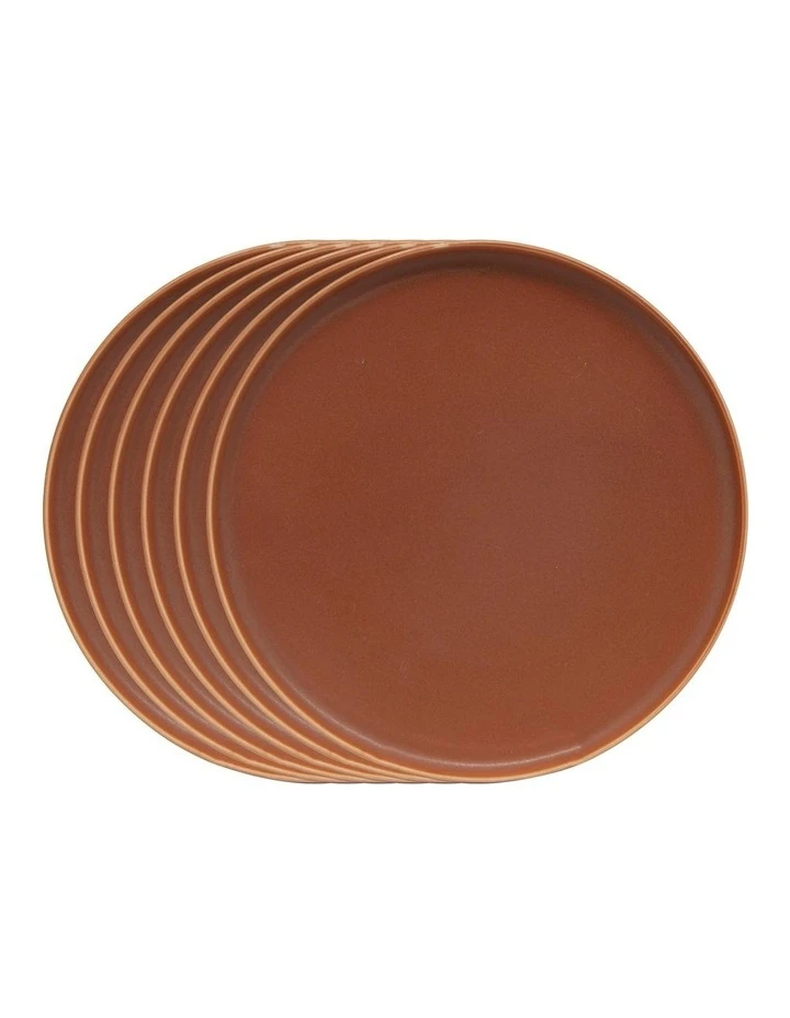 Budget ๐ฏ Salt&Pepper Hue Side Plate - Rust - Set of 6 - 20cm ๐ฅฐ 1 Budget ๐ฏ Salt&Pepper Hue Side Plate - Rust - Set of 6 - 20cm ๐ฅฐ
