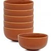 Flash Sale 😀 Salt&Pepper Hue Rice Bowl - Rust - Set of 6 - 12cm 🤩