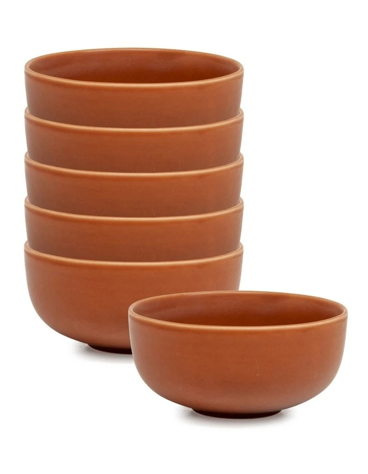 Flash Sale ๐ Salt&Pepper Hue Rice Bowl - Rust - Set of 6 - 12cm ๐คฉ 1 Flash Sale ๐ Salt&Pepper Hue Rice Bowl - Rust - Set of 6 - 12cm ๐คฉ