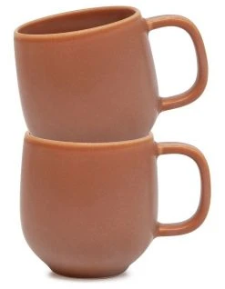 Budget 👏 Salt&Pepper Hue Mug - 380ml - Rust - Set of 6 🤩 -Savor Home Store 806929210 3 720x928