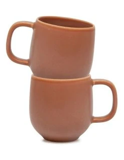 Budget 👏 Salt&Pepper Hue Mug - 380ml - Rust - Set of 6 🤩 -Savor Home Store 806929210 4 720x928