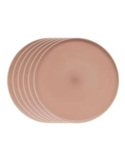 Flash Sale ❤️ Salt&Pepper Hue Dinner Plate - Blush - Set of 6 - 27.5cm 🌟