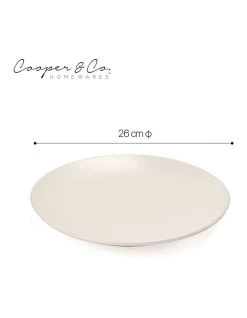 Buy ✔️ Cooper & Co 26cm Annisa Dinner Plate Set Of 6 Ivory ❤️ -Savor Home Store 810175690 3 720x928