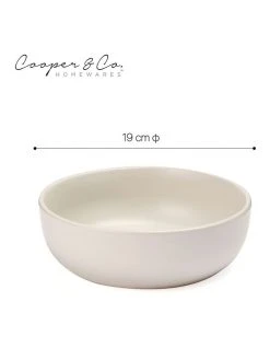 Buy ❤️ Cooper & Co 18cm Annisa Bowl Set Of 6 Ivory ⌛ -Savor Home Store 810175870 3 720x928