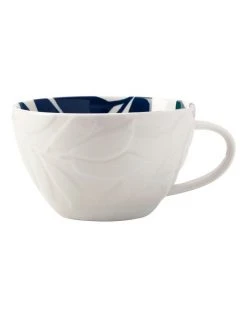 Best Pirce ✨ Maxwell & Williams Andalusia Leaf 540ml Jumbo Mug Blue ❤️
