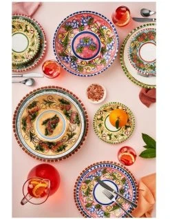 Budget 🤩 Maxwell & Williams Ceramica Salerno 30cm Bowl Apples Print 🧨 -Savor Home Store 814035160 3 720x928