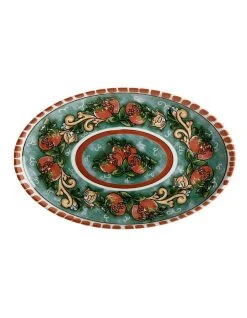 Best deal 🥰 Maxwell & Williams Ceramica Salerno Pomegranates 40x26cm Oval Platter 🎉