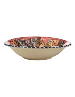 Promo 🎉 Maxwell & Williams Ceramica Salerno 21cm Pasta Bowl Grapes Print ✔️