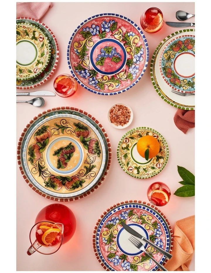 Cheapest ๐ Maxwell & Williams Ceramica Salerno Grapes 20cm Plate ๐งจ 2 Cheapest ๐ Maxwell & Williams Ceramica Salerno Grapes 20cm Plate ๐งจ - Image 2