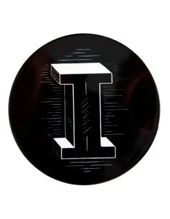 Promo โ Maxwell & Williams The Letterettes Ceramic 10.5cm I Gift Boxed Round Coaster Black ๐งจ