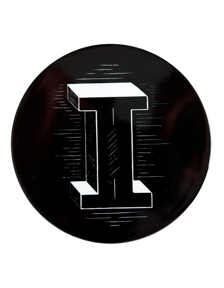 Promo โ Maxwell & Williams The Letterettes Ceramic 10.5cm I Gift Boxed Round Coaster Black ๐งจ 1 Promo โ Maxwell & Williams The Letterettes Ceramic 10.5cm I Gift Boxed Round Coaster Black ๐งจ