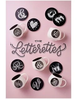 Outlet ⭐ Maxwell & Williams The Letterettes Ceramic 10.5cm O Gift Boxed Round Coaster Black ✔️ 3 Outlet ⭐ Maxwell & Williams The Letterettes Ceramic 10.5cm O Gift Boxed Round Coaster Black ✔️ -Savor Home Store 814052710 2 720x928