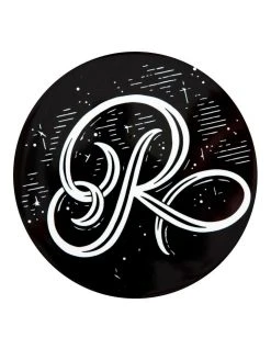 Hot Sale 🌟 Maxwell & Williams The Letterettes Ceramic 10.5cm R Gift Boxed Round Coaster Black ⌛