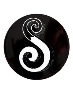 Best Pirce 🥰 Maxwell & Williams The Letterettes Ceramic 10.5cm S Gift Boxed Round Coaster Black 🥰