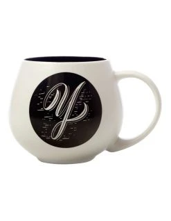 New 🔥 Maxwell & Williams The Letterettes 450ml Y Snug Mug Gift Boxed White ✨