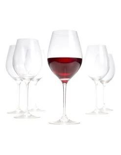 Brand new 🔥 Salt&Pepper Cuvee Set Of 6 Red Wine Glasses ✔️ -Savor Home Store 814438100 3 720x928