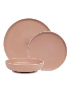Cheap 💯 Salt&Pepper Hue 12 Piece Dinner Set Blush Pink 🎁