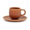 Deals ✔️ Salt&Pepper Hue Espresso 85ml Cup & Saucer Set Rust ⭐