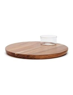 Best Sale 🎁 Salt&Pepper Provedore 35cm Serving Board With Bowl Natural ⌛