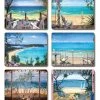 Budget 😉 Cinnamon Coastal Verandahs set of 6 Placemats ⌛
