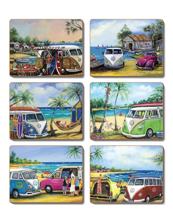 Discount 🌟 Cinnamon Kombi Set of 6 Coasters 🤩 1 Discount 🌟 Cinnamon Kombi Set of 6 Coasters 🤩