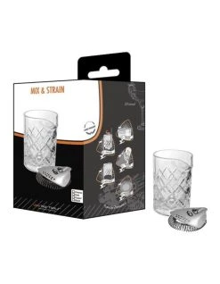 Brand new 😀 Uber Bar Tools Mix & Strain Set Chrome ✨