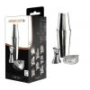 Best Sale 🌟 Uber Bar Tools Bartender Classic Set Chrome (Incl. Boston & Toby Tin W/ Weighted Base) ⌛