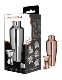 Wholesale ❤️ Uber Bar Tools Shaker & Jigger Set Copper 👏