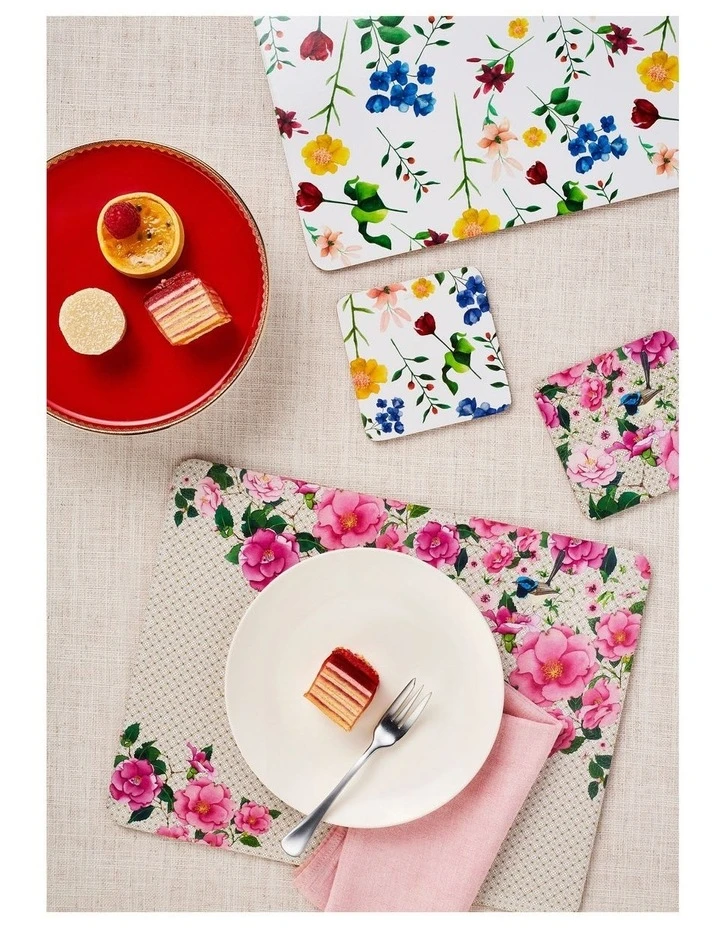 Budget 👏 Maxwell & Williams Sumeria Cork Back Placemat 34x26.5cm Set of 4 Gift Boxed 😉 2 Budget 👏 Maxwell & Williams Sumeria Cork Back Placemat 34x26.5cm Set of 4 Gift Boxed 😉 - Image 2