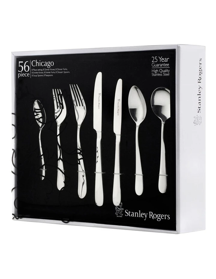 Top 10 ❤️ Stanley Rogers Chicago 56pc Cutlery Set ❤️ 2 Top 10 ❤️ Stanley Rogers Chicago 56pc Cutlery Set ❤️ - Image 2