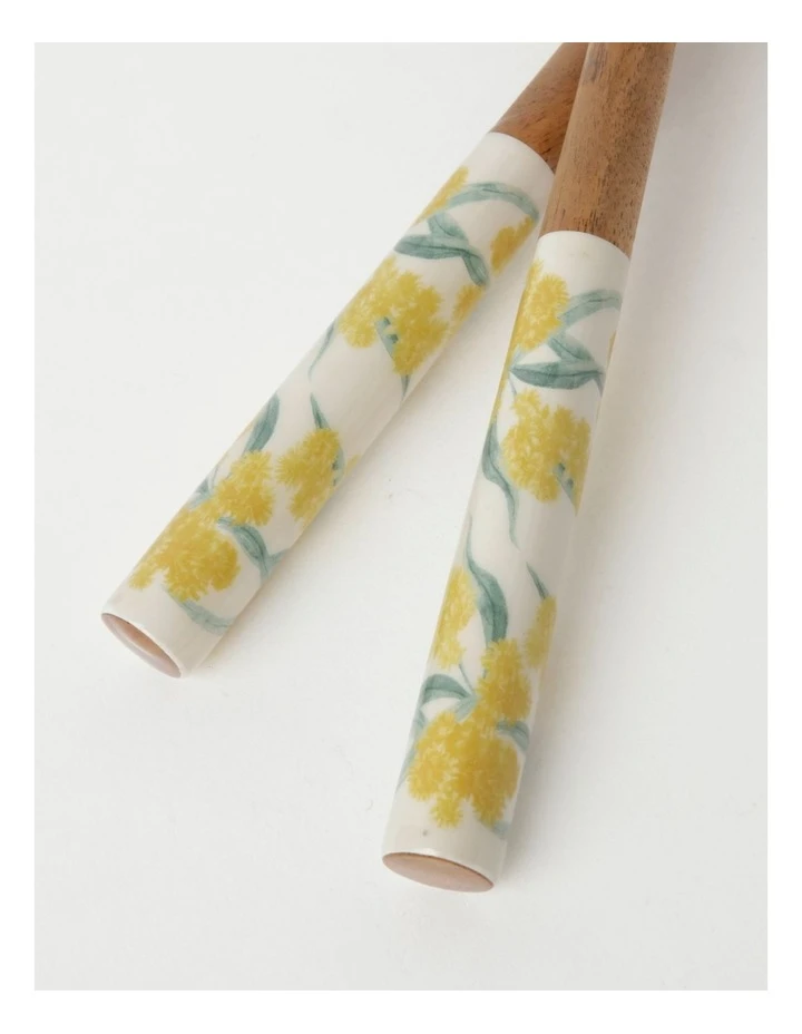 Top 10 ❤️ Australian House & Garden ☀️ Summer Wattle Salad Server Set 2 🤩 4 Top 10 ❤️ Australian House & Garden ☀️ Summer Wattle Salad Server Set 2 🤩 - Image 4