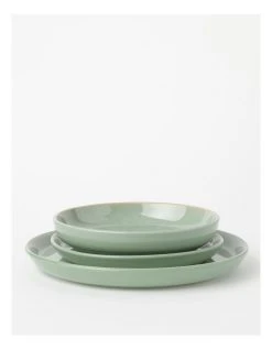 New ⌛ Australian House & Garden Esperance 12pc Dinner Set Eucalyptus Reactive ⌛ -Savor Home Store 826356250 5 720x928