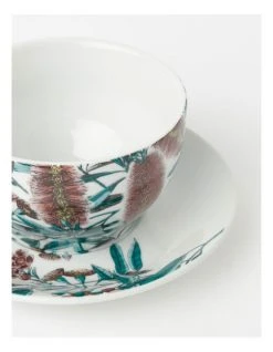 Coupon 🔔 Heritage Australian Large Floral Teacup & Saucer Multi 🔥 -Savor Home Store 826734700 2 720x928