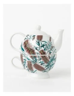 Promo โค๏ธ Heritage Australian Floral Teapot for One White ๐