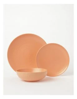 Discount 🔥 Vue Desert Bloom 12pc Dinner Set Peach ✨