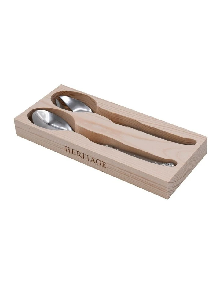 Promo ❤️ Heritage Laguiole Sophistique 2 pce Salad Serving Set - Gold 🧨 1 Promo ❤️ Heritage Laguiole Sophistique 2 pce Salad Serving Set - Gold 🧨