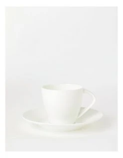 Cheap ✨ Vue Studio Tea Cup & Saucer Plain White 🥰