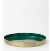 Hot Sale ⭐ Heritage Heirloom Aura Round Serving Tray Green 🌟
