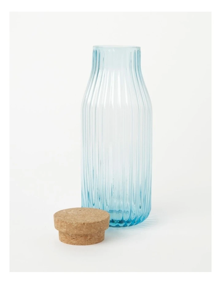 Budget ๐ฏ Vue Palma Carafe With Cork Lid Blue 1.1 Litre โจ 2 Budget ๐ฏ Vue Palma Carafe With Cork Lid Blue 1.1 Litre โจ - Image 2